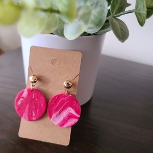 Handmade clay earrings!